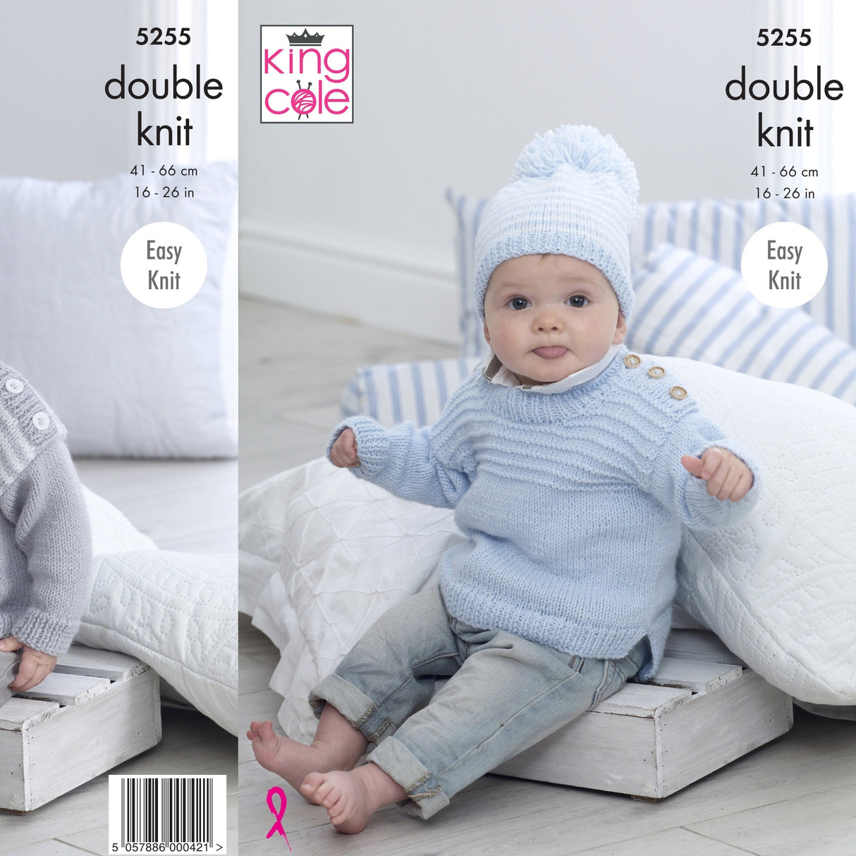 King Cole Kids Easy Knit Pattern 5255