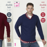 King Cole Easy Knit Sweater Pattern 5259