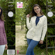 King Cole Ladies Aran Knitting Pattern 5299