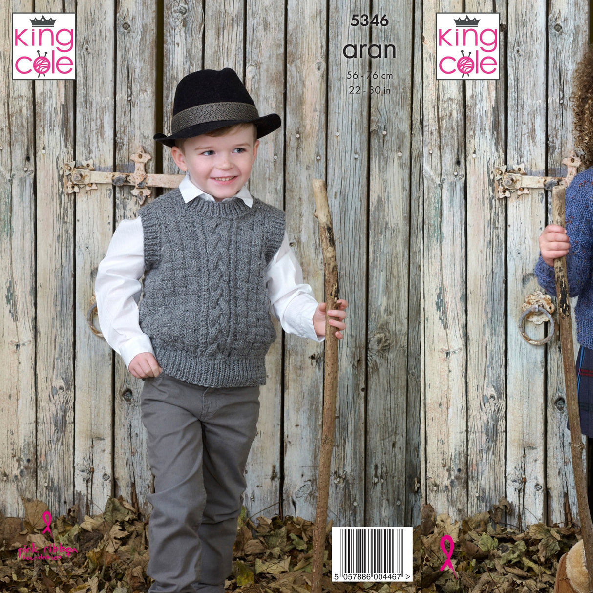 King Cole Kids Aran Pattern 5346