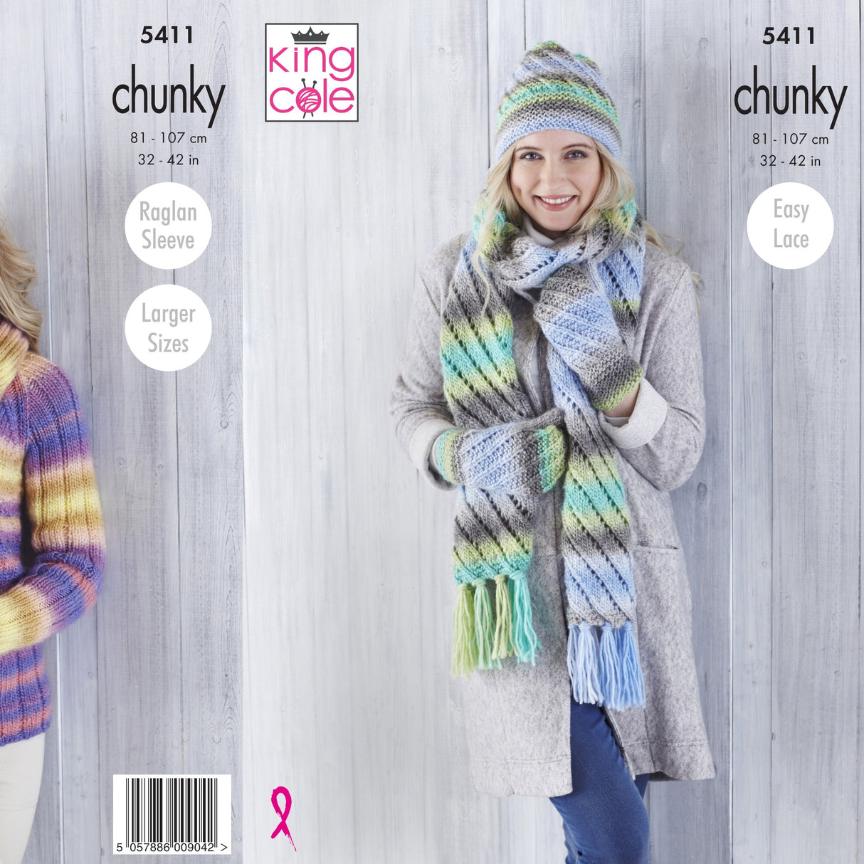 King Cole Chunky Knitting Pattern 5411