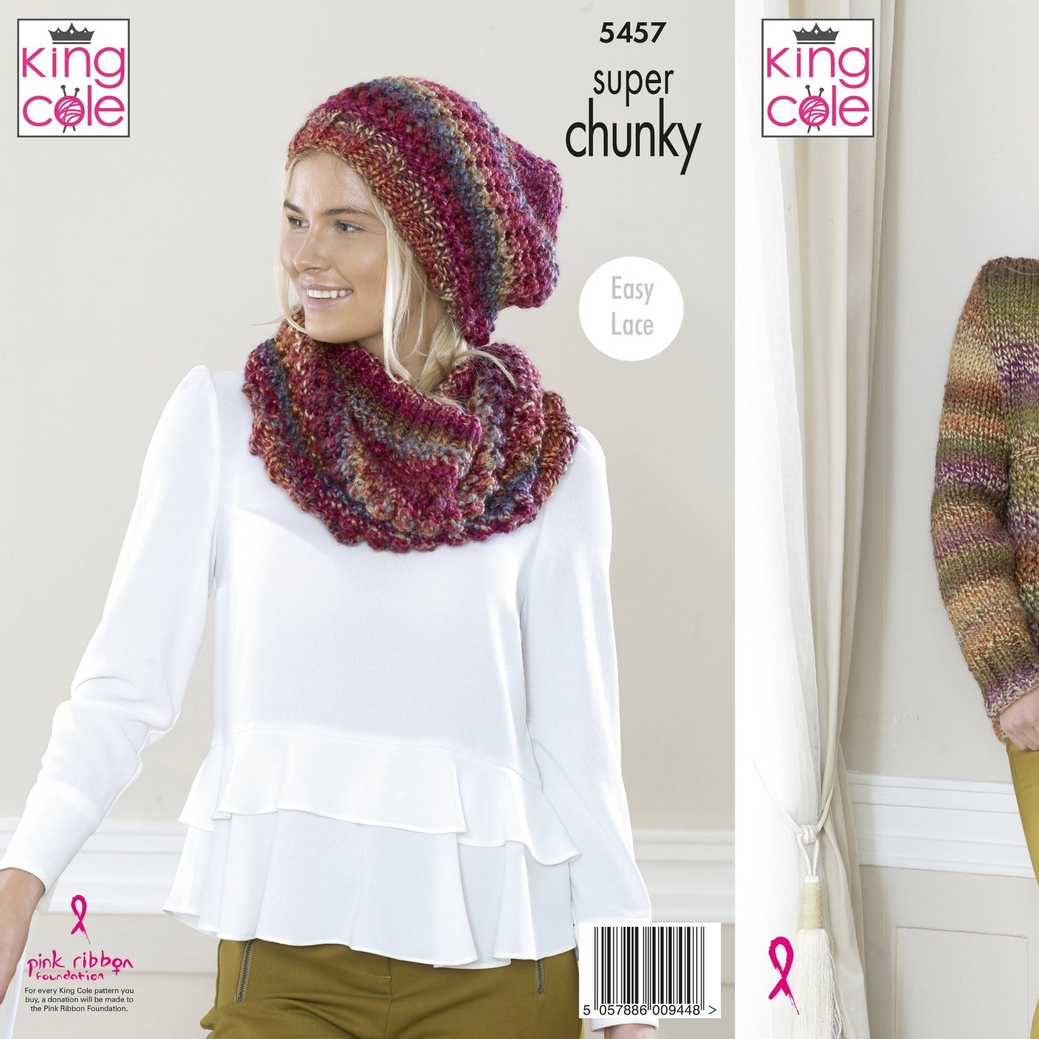 King Cole Super Chunky Knitting Pattern 5457 Wool n Stuff