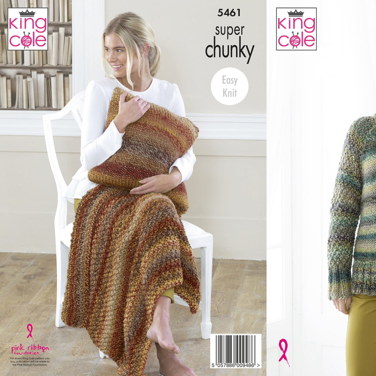 King Cole Super Chunky Knitting Pattern 5461 Wool n Stuff