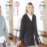 King Cole Ladies Chunky Knitting Pattern 5496