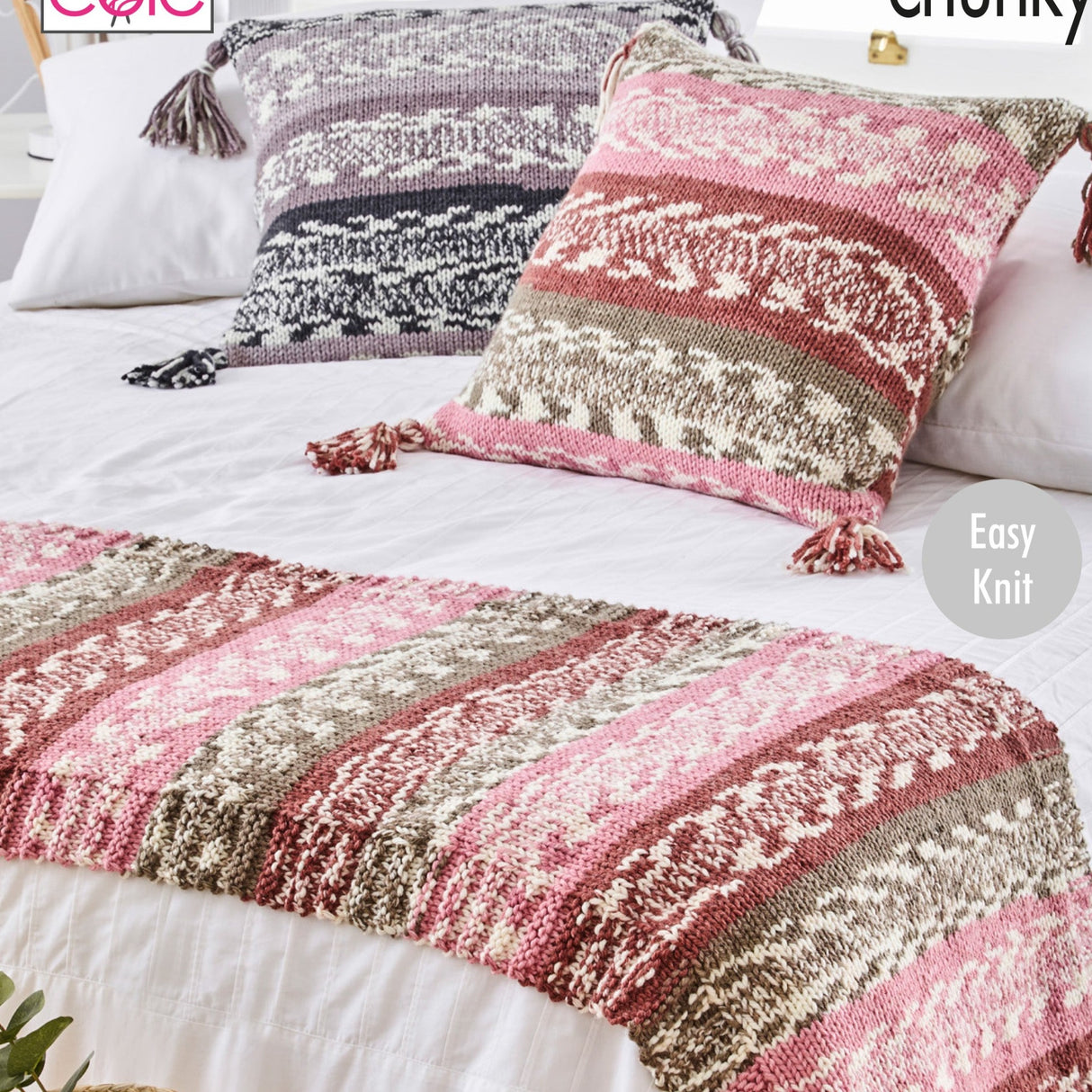 King Cole Nordic Chunky Knitting Pattern 5909 Wool n Stuff