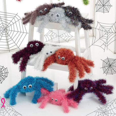 King Cole Tinsel Spider Knitting Pattern 9086