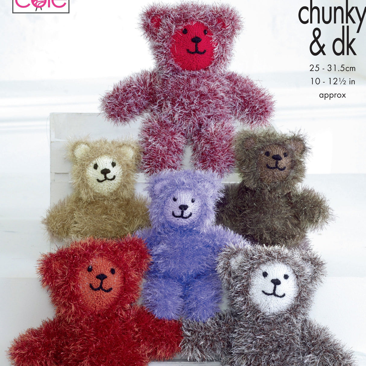 King Cole Tinsel Bear Knitting Pattern 9107