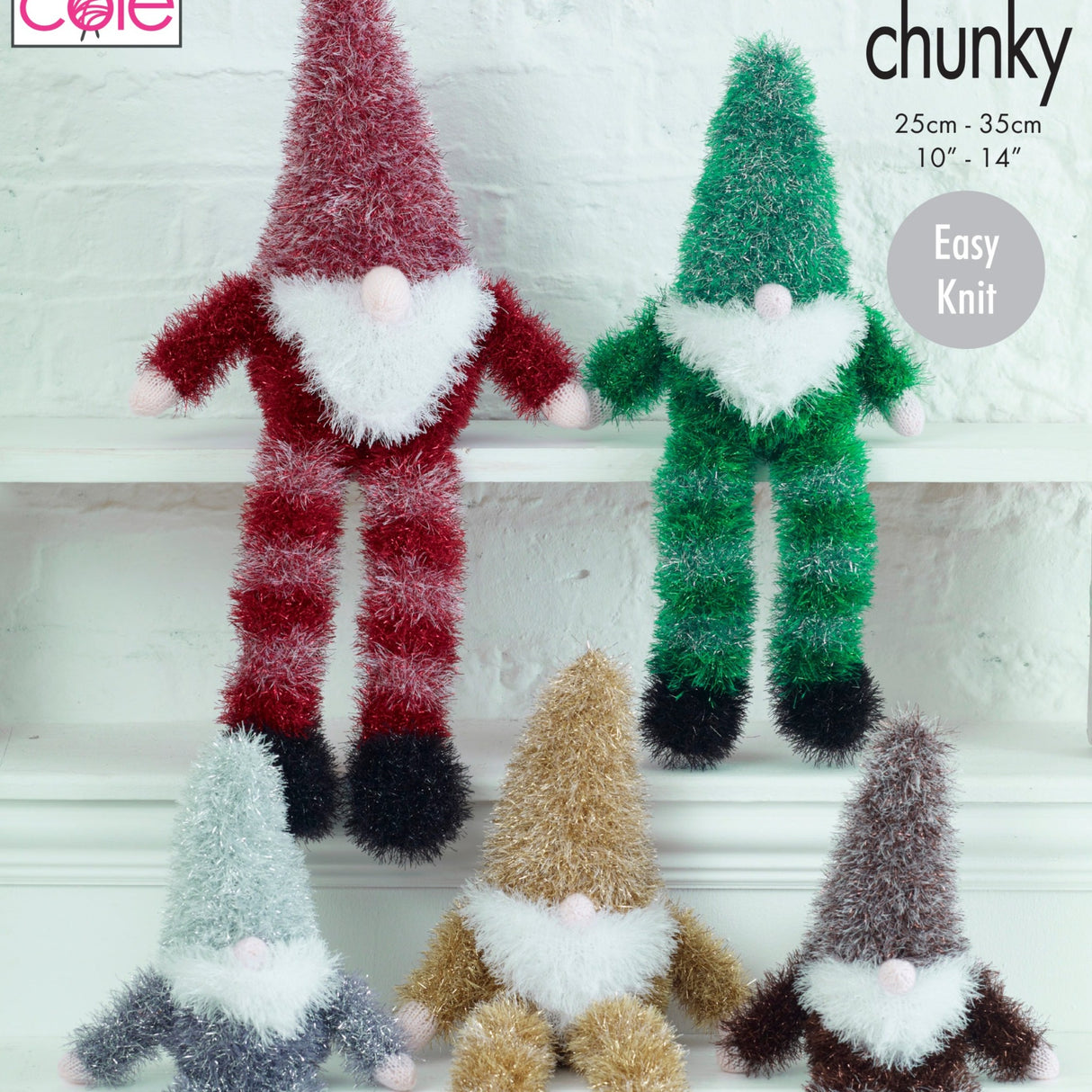 King Cole Tinsel Gnome Knitting Pattern 9113