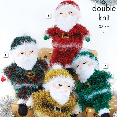 King Cole Tinsel Chunky Knitting Pattern 9163
