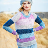 Stylecraft Batik Swirl Knitting Pattern 9536