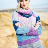 Stylecraft Sweater & Cowl Pattern 9536