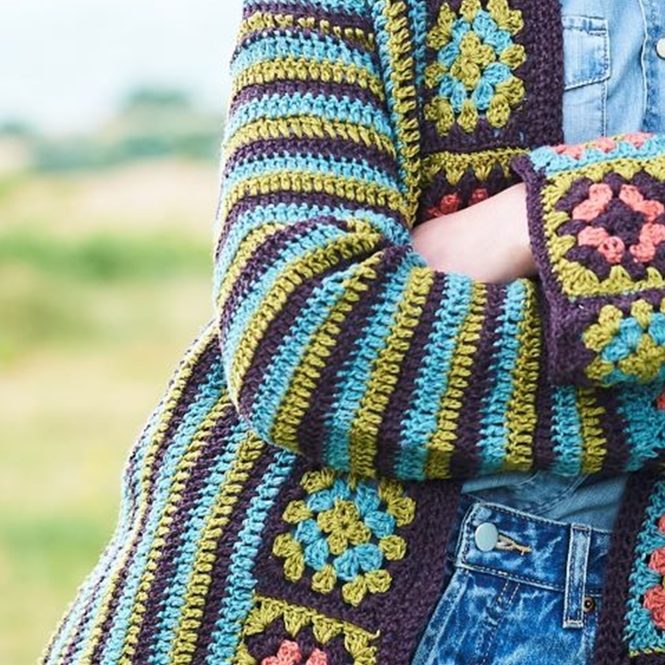 Cardigan 2025 granny crochet