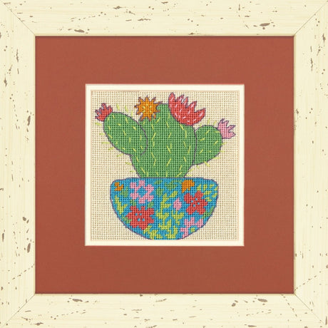 Happy Cactus Needlepoint Kit