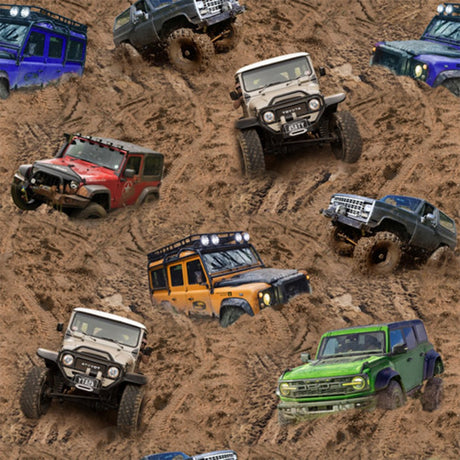 4WD Fanatics Muddy Fabric