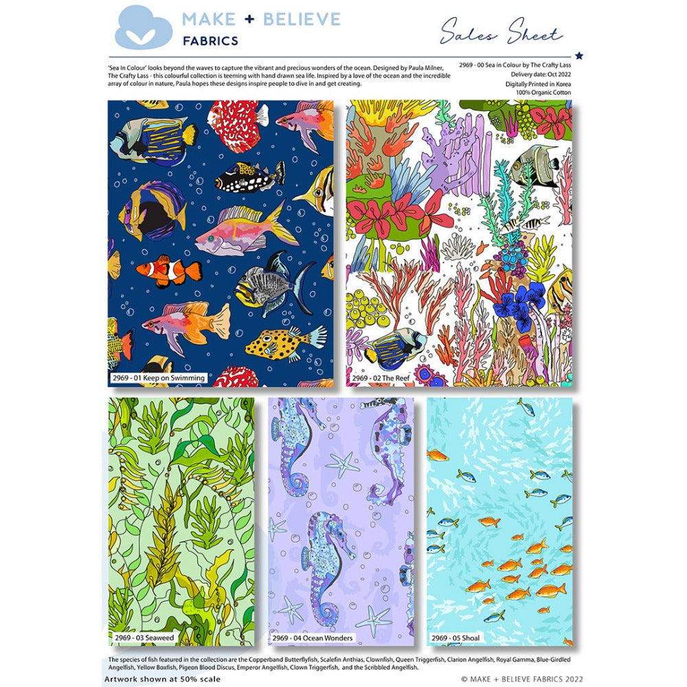 Sea in Colour Fat Quarter Bundle