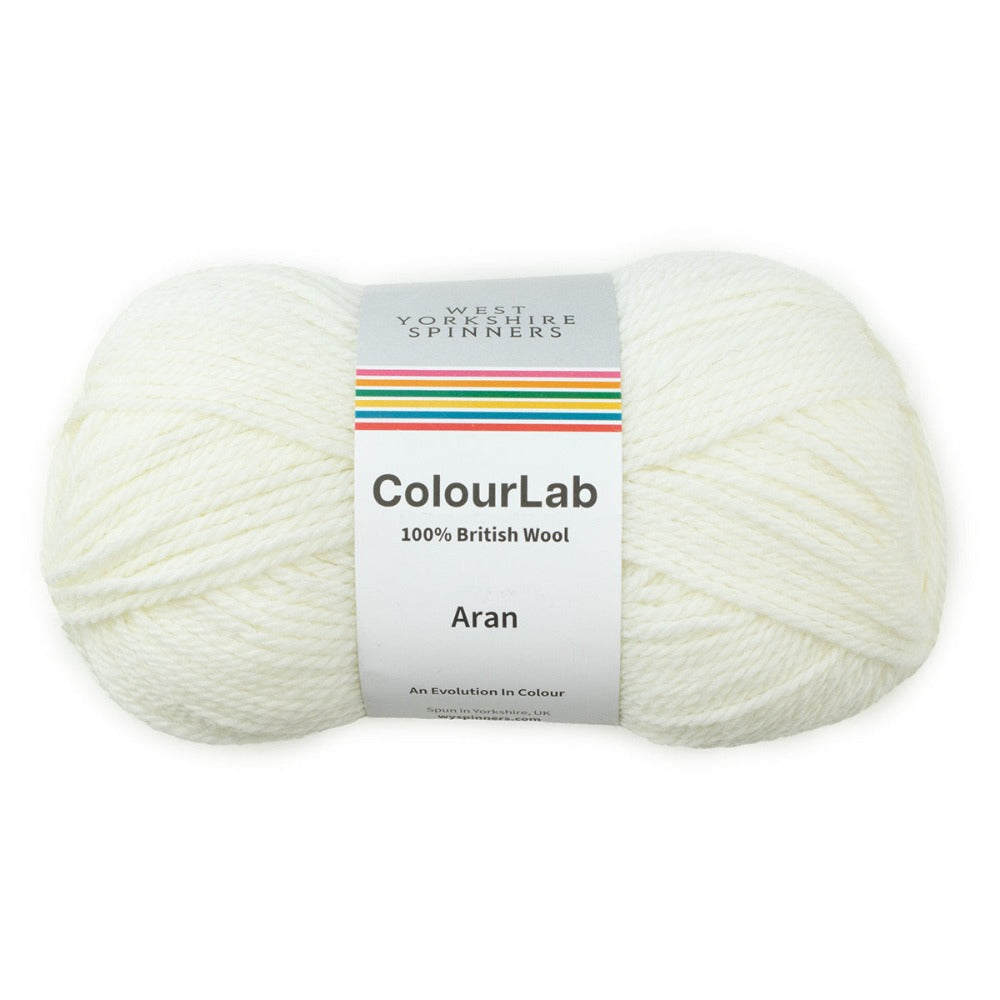 West Yorkshire Spinners Colour Lab Aran Winter White