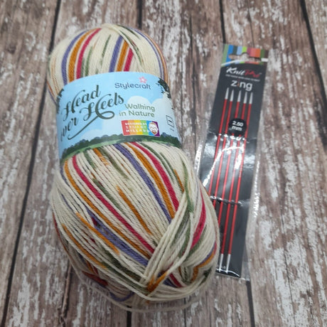 Beginners Sock Knitting Kit DPN