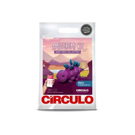 Circulo Crochet Kit Baby Stegosaurus