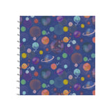 Whirl, Whizz, Zip & Rip Colourful Planets Fabric