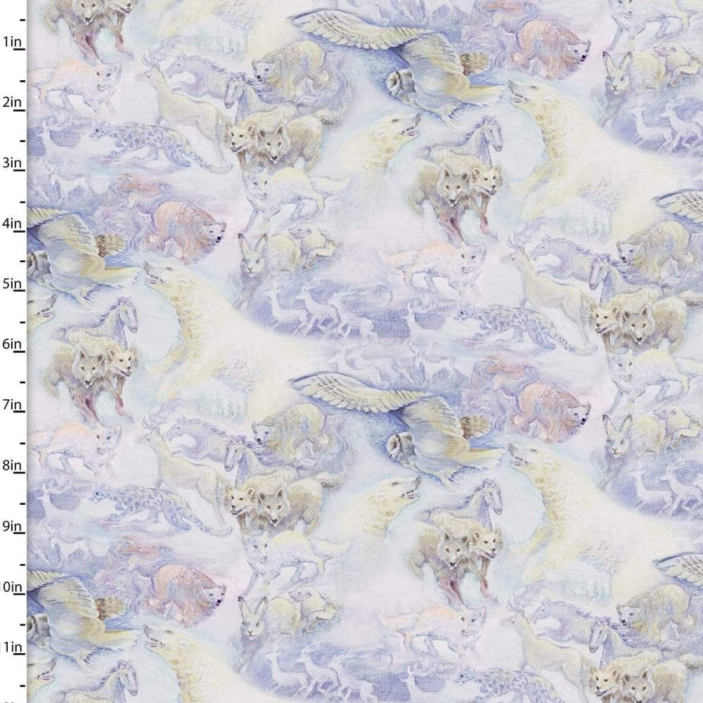 Craft Cotton Company Fabric Animal Flight (F17982) 100% Cotton Polar Journey Fabric