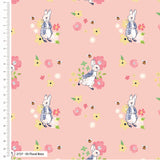 Craft Cotton Company Fabric Floral Bee (2727-05) Peter Rabbit Flowers and Dream Fabric