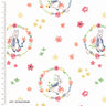Craft Cotton Company Fabric Floral Wreath (2727-02) Peter Rabbit Flowers and Dream Fabric