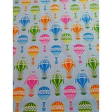 Craft Cotton Company Fabric Hot Air Balloon Blue (2518/07) Stuard Hillard Hot Air Balloon Fabric