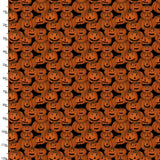 Craft Cotton Company Fabric Spooky Night Pumpkins 100 % Cotton Halloween Fabric