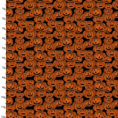 Craft Cotton Company Fabric Spooky Night Pumpkins 100 % Cotton Halloween Fabric