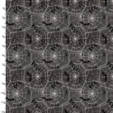 Craft Cotton Company Fabric Spooky Night Spiders Web 100 % Cotton Halloween Fabric