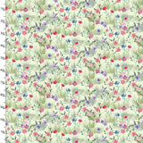Craft Cotton Company Fabric Wildflowers (F18034) 100% Cotton Dogs Life Fabric