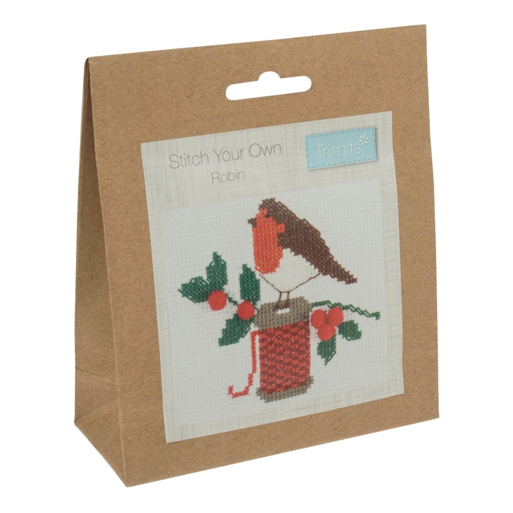 Counted Cross Stitch Kit Robin