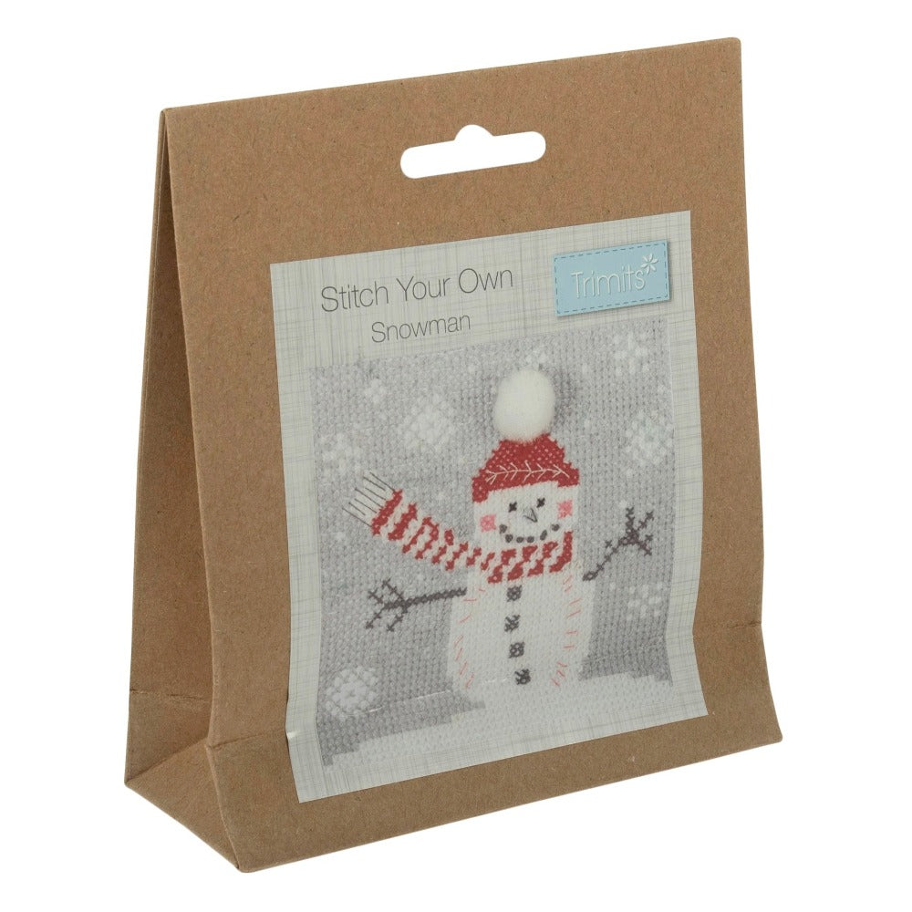 Counted Cross Stitch Kit Snowman