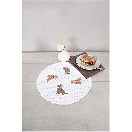 Rico Dachshund Cloth Tapestry Kit