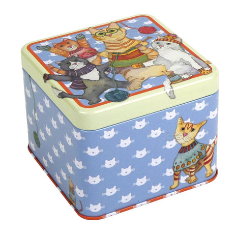 Emma Ball gifts Emma Ball Kittens in Mittens Small Square Tin