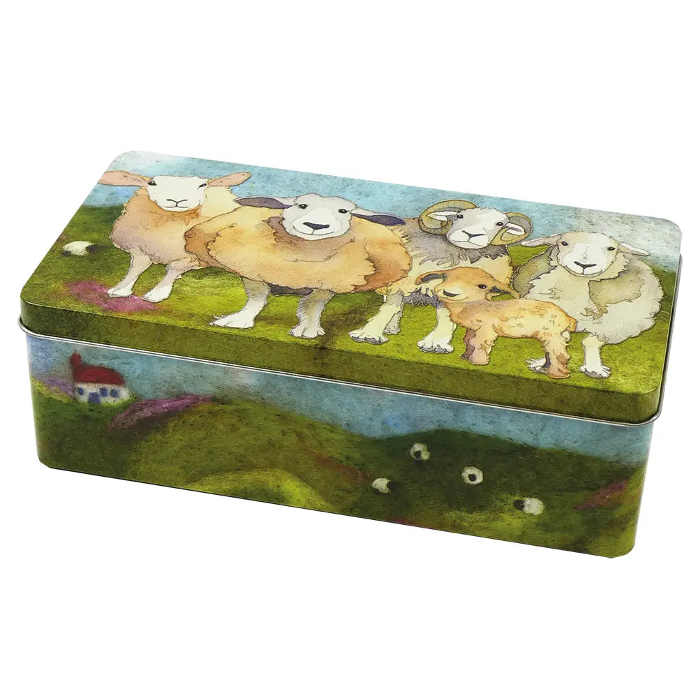 Emma Ball Felted Sheep Long Tin