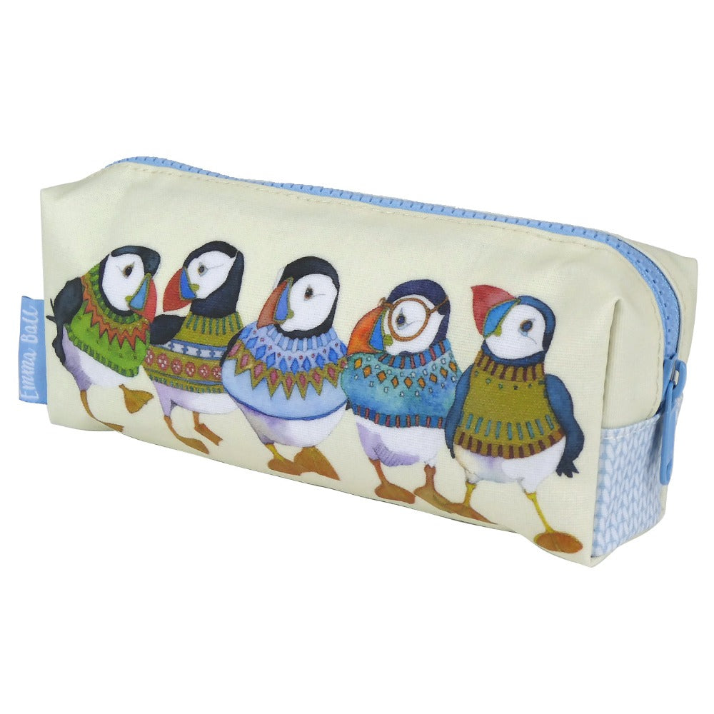 Emma Ball Woolly Puffins Pencil Case
