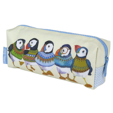 Emma Ball Woolly Puffins Pencil Case