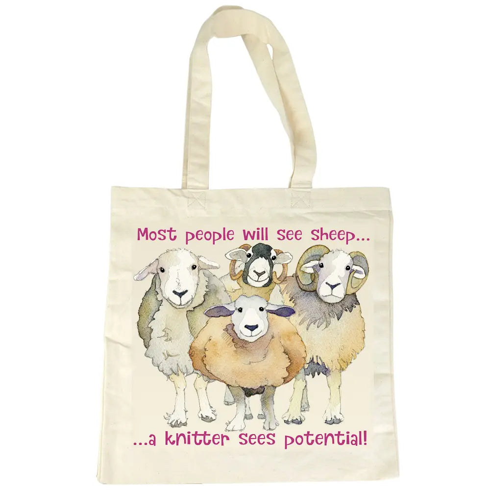 Emma Ball Sheep Potential Canvas Bag