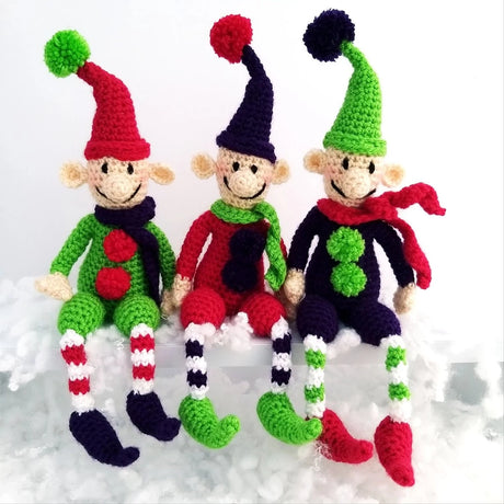 Ernie Bernie Sid The Elves Crochet Pattern