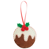 Felt Decoration Christmas Pudding