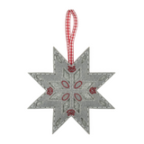 Felt Decoration Nordic Snowflake