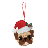 Felt Decoration Pug