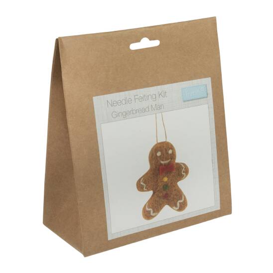 Trimits Gingerbread Man Needle Felting Kit
