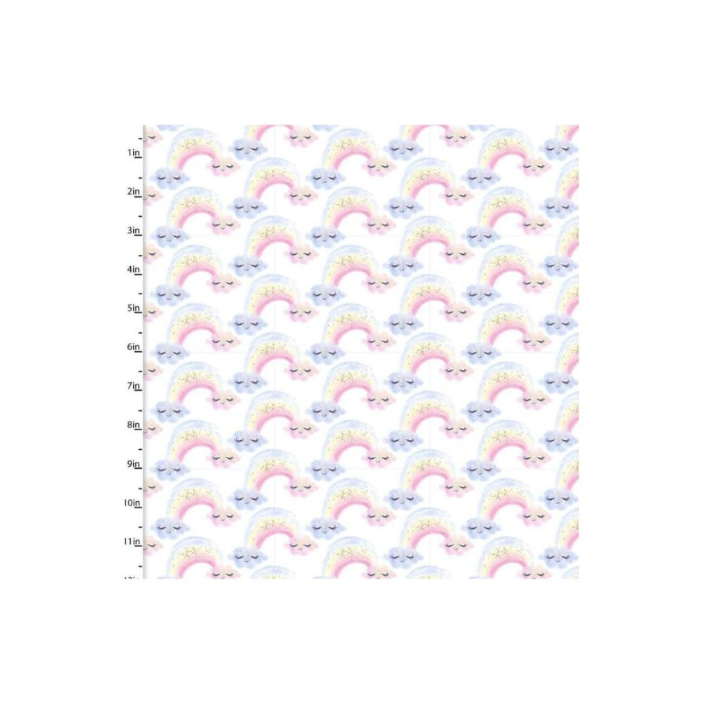 Glitter Unicorn Fabric Utopia Rainbows
