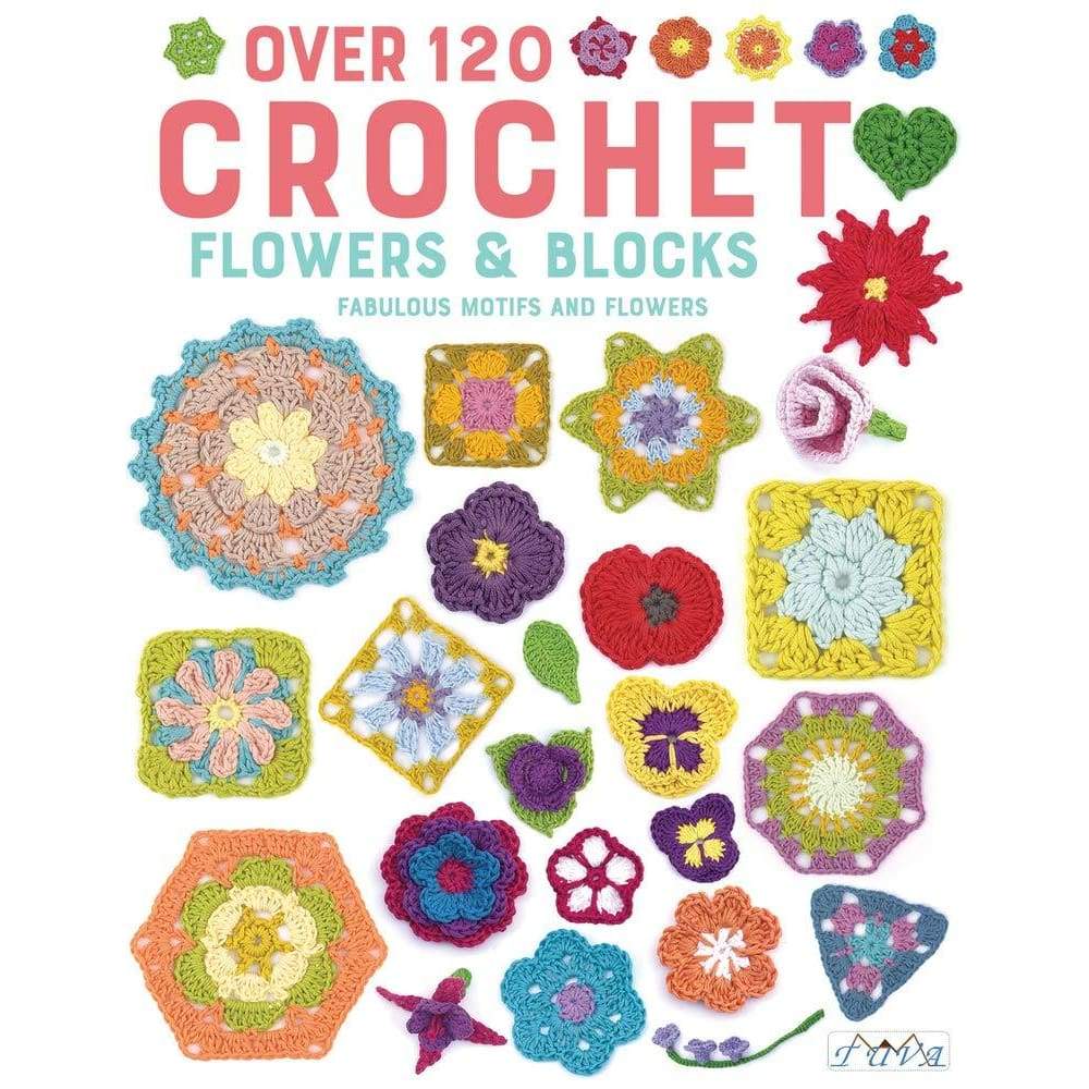 GMC book Over 120 Crochet Flowers and Blocks