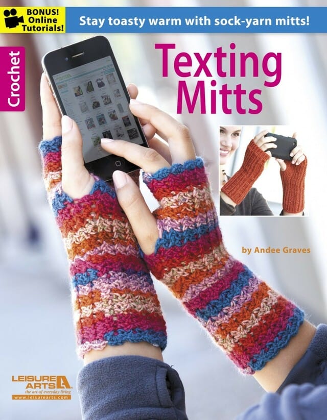 GMC book Texting Mitts to Crochet