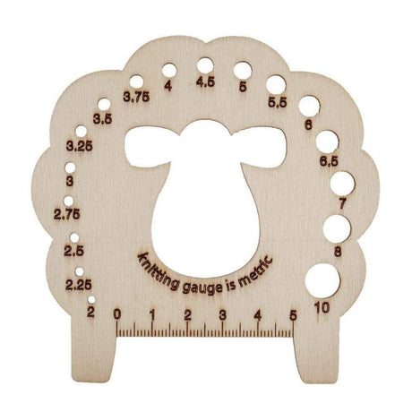 Groves Accessories Milward Sheep Knitting Needle Gauge