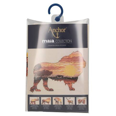 Groves Craft Anchor Lion Silhouette Counted Cross Stitch Kit (05041)