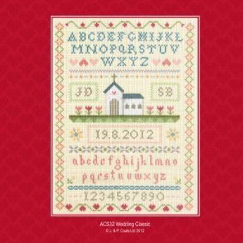 Groves Craft Anchor Wedding Classic Sampler Cross Stitch Kit (ACS32)